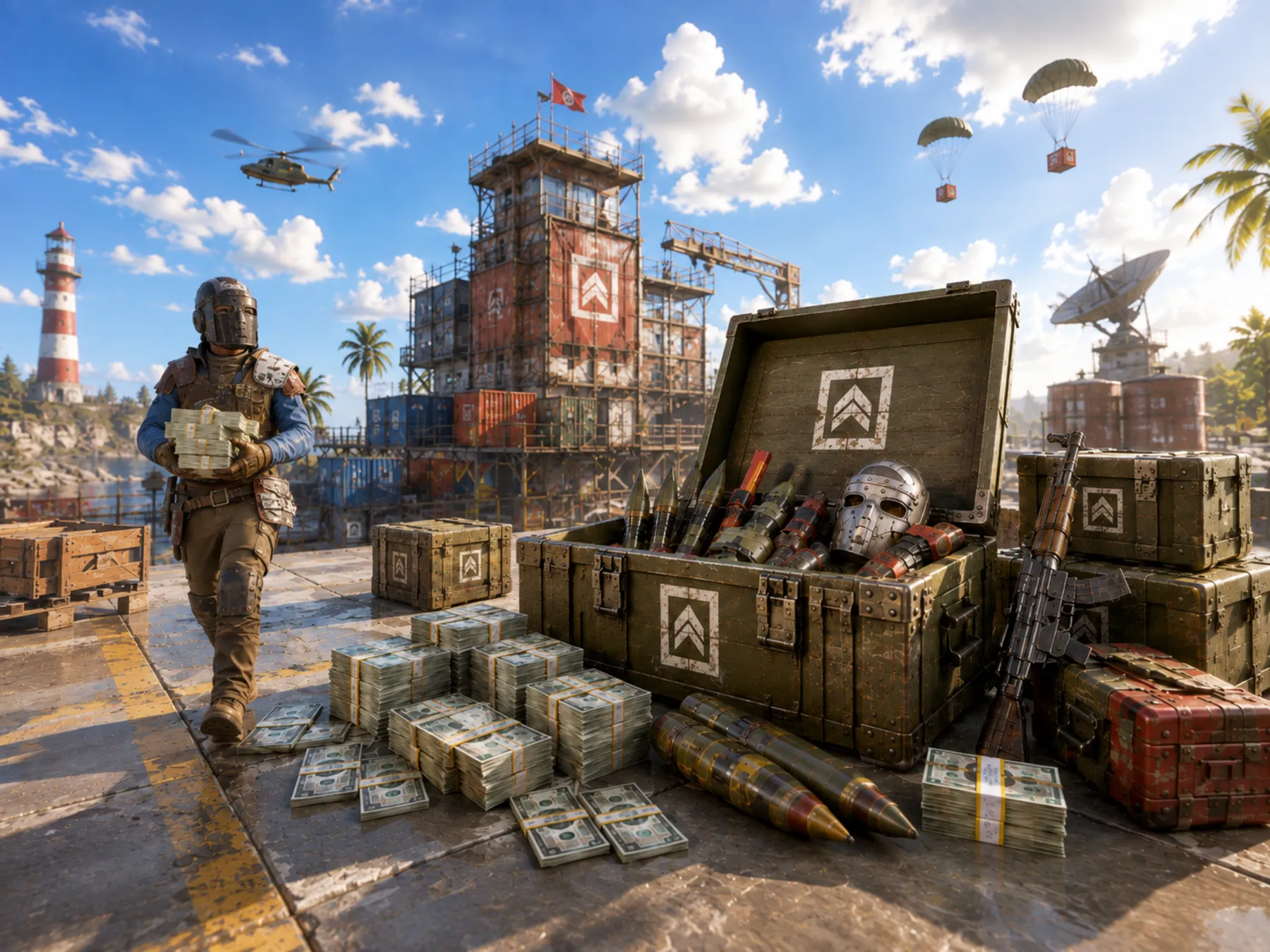 War chest of cash, rockets and kits on the ACTUAL network